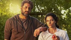 abhishek bachchan, saiyami kher, ghoomer posters,