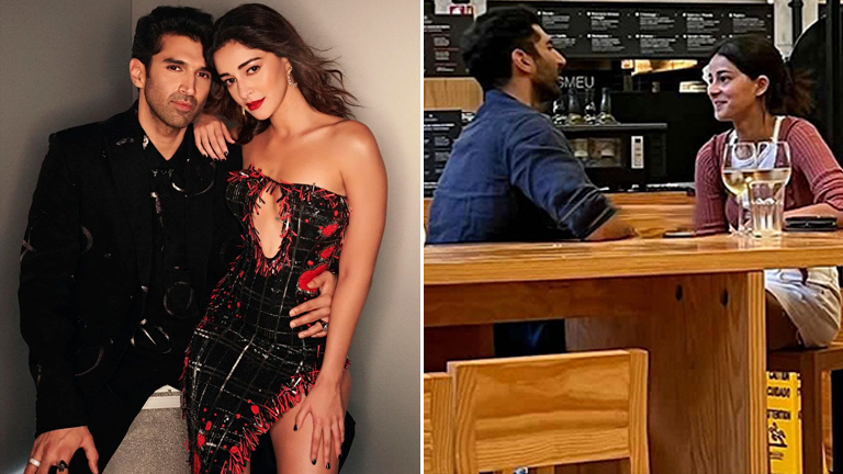 Aditya Roy Kapur and Ananya Panday in Lisbon