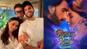 alia bhatt, ranveer singh, karan johar, rocky aur rani kii prem kahaani