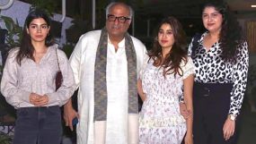 anshula kapoor, janhvi kapoor, boney kapoor, khushi kapoor