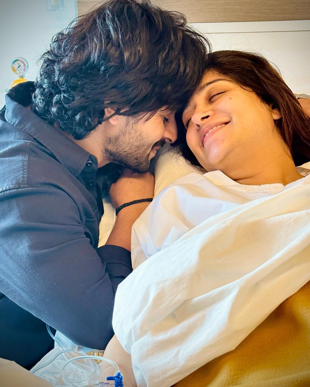 Dipika Kakar and Shoaib Ibrahim beam with joy