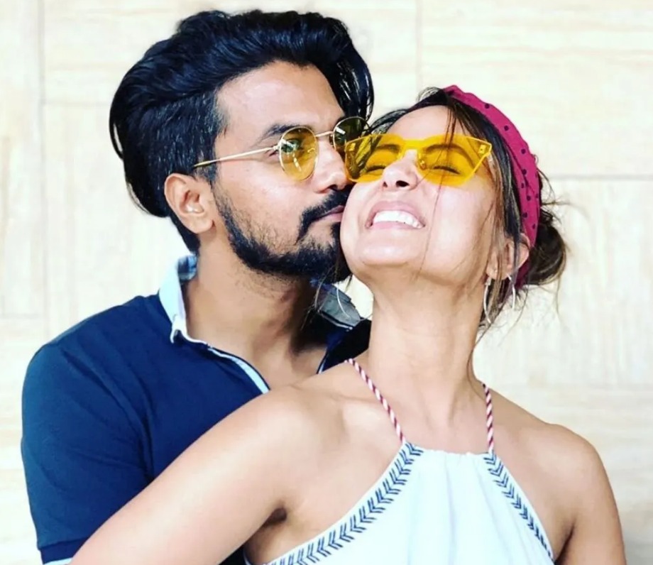 Hina Khan and Rocky Jaiswal