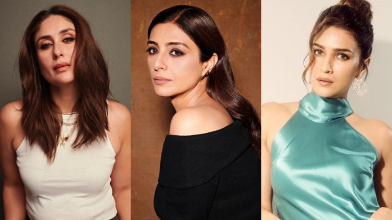 Kareena Kapoor Khan, Tabu and Kriti Sanon in The Crew