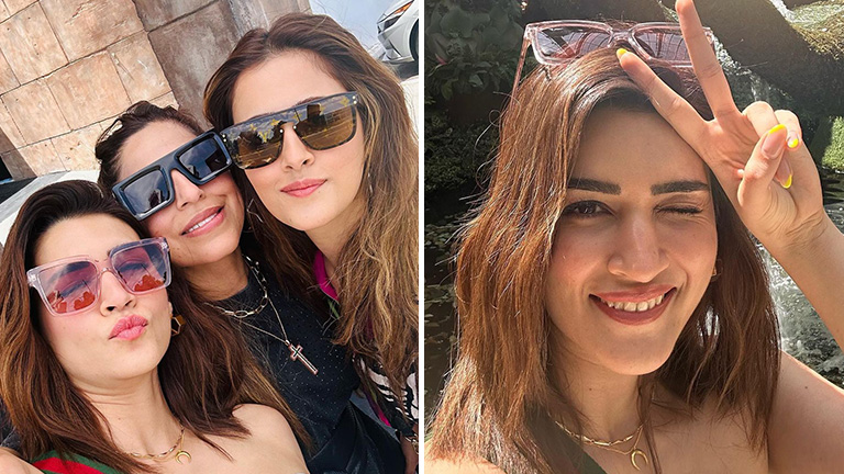 kriti sanon, nupur sanon, las vegas, vacation