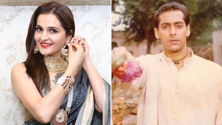 monica bedi, salman khan, karan arjun