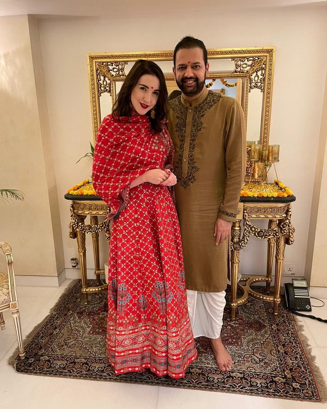 Rahul Mahajan and Natalya Ilina