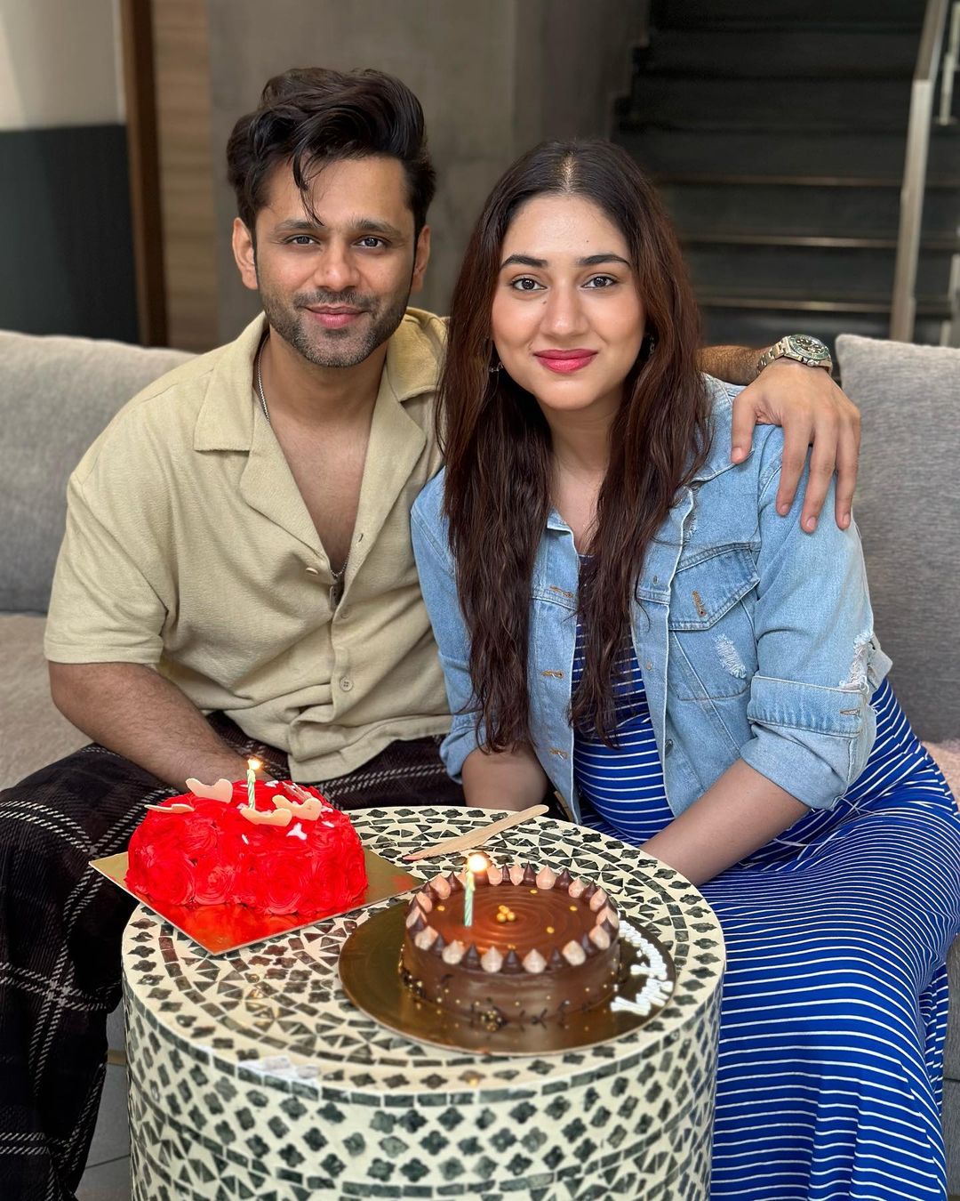 Rahul-Vaidya-and-Disha-Parmar-celebrate-their-second-wedding-anniversary