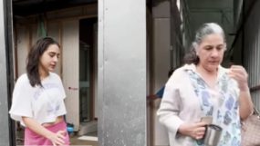 sara ali khan with mother amrita singh,