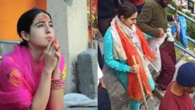 sara ali khan, sara, amarnath yatra