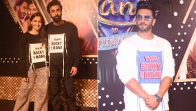 alia bhatt, ranveer singh, rocky aur rani screening