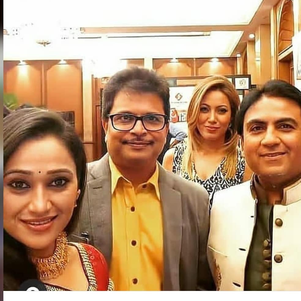 Producer Asit Modi with TMKOC Cast