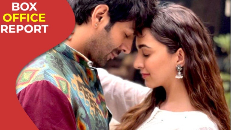 satyaprem ki katha box office, kartik aaryan, kiara advani