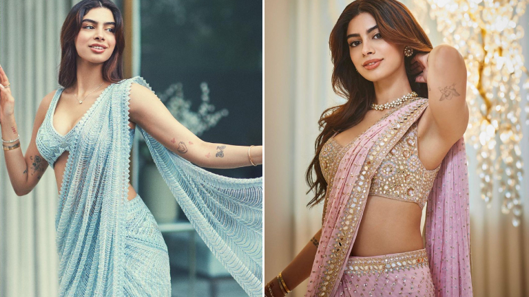 khushi kapoor, khushi kapoor indian wear,