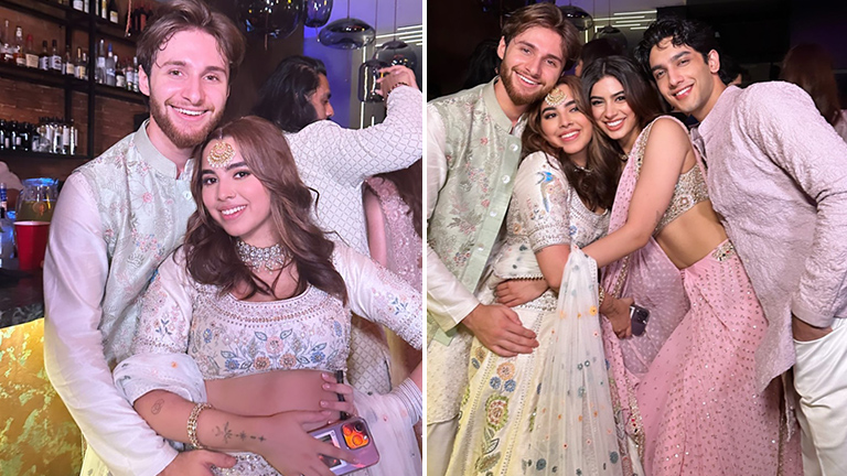 aaliyah kashyap, shane gregoire, aaliyah kashyap engagement party