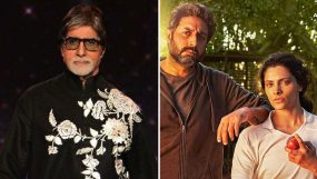 amitabh bachchan, abhishek bachchan, ghoomer,