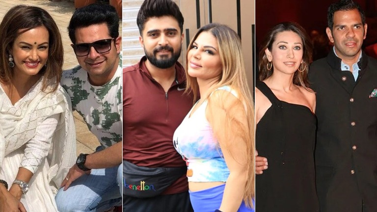 rakhi sawant, nisha rawal, karisma kapoor