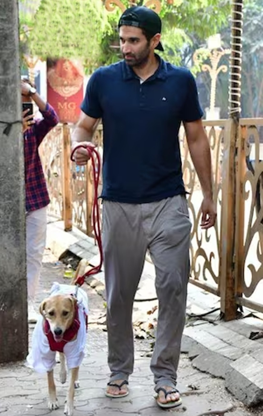 Aditya Roy Kapur with Luna