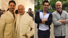 anupam kher, varun dhawan, tiger shroff