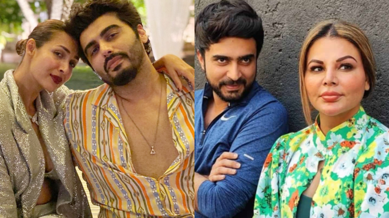 arjun kapoor, malaika arora, adil khan durrani, rakhi sawant