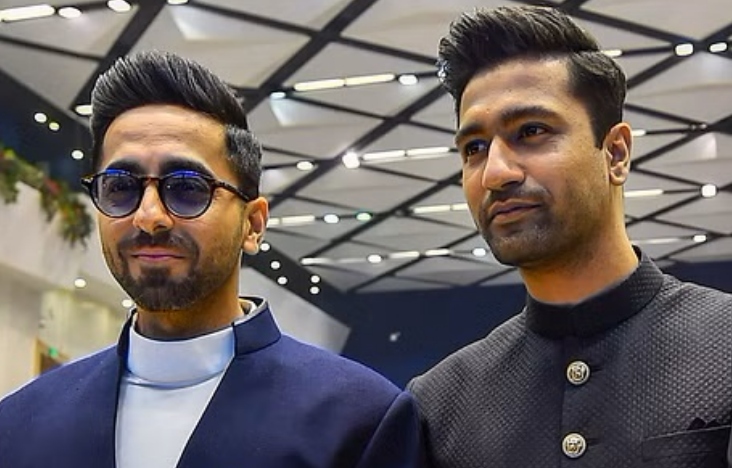 Ayushmann Khurrana and Vicky Kaushal at National Awards