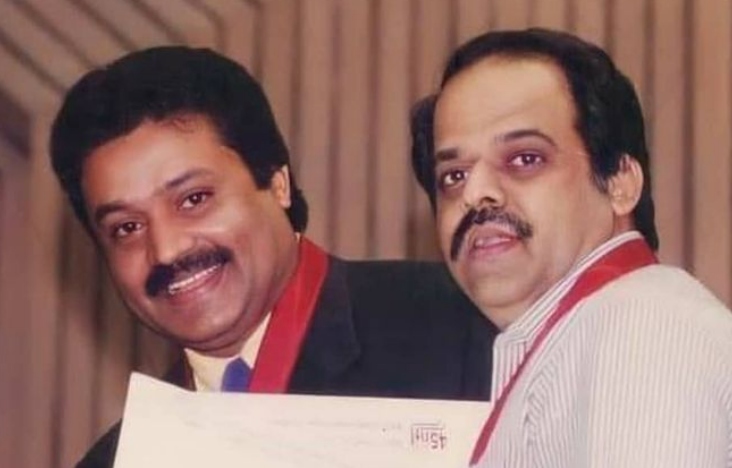 Balachandra Menon and Suresh Gopi at National Awards