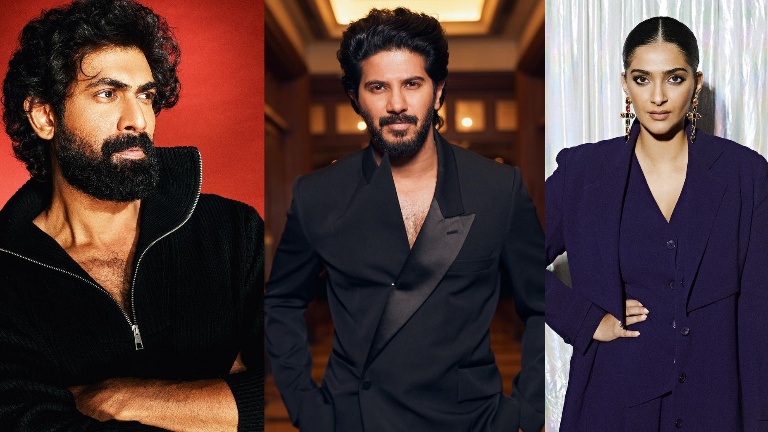 dulquer salmaan, rana daggubati, sonam kapoor,