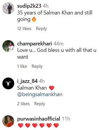 Fans react to Salman Khan's post