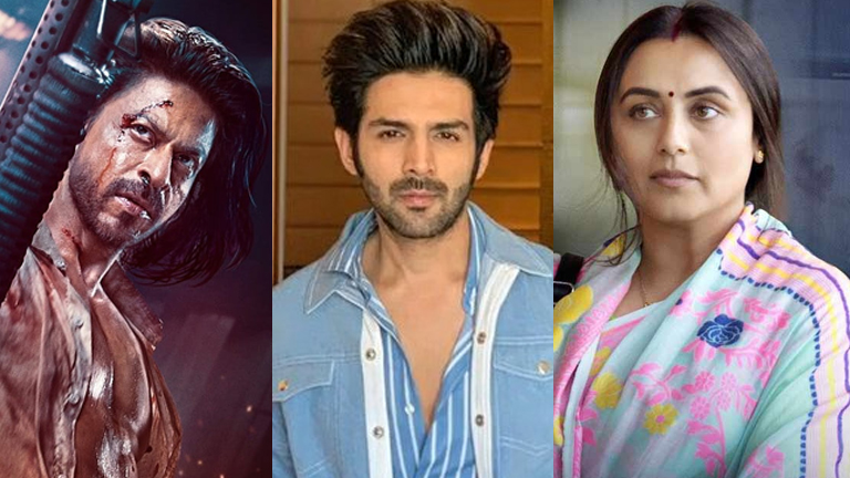 shah rukh khan, pathaan, rani mukerji, kartik aaryan