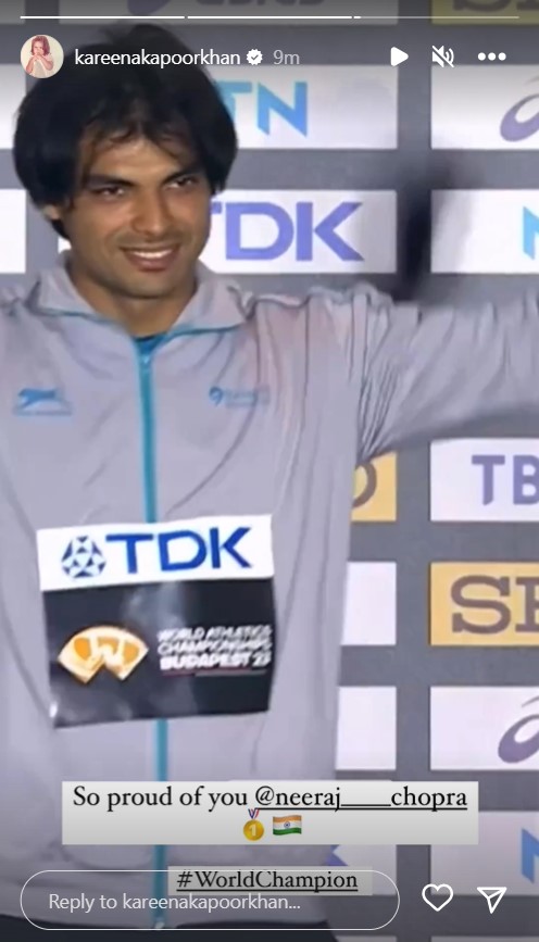 Kareena Kapoor on Neeraj Chopra's gold medal