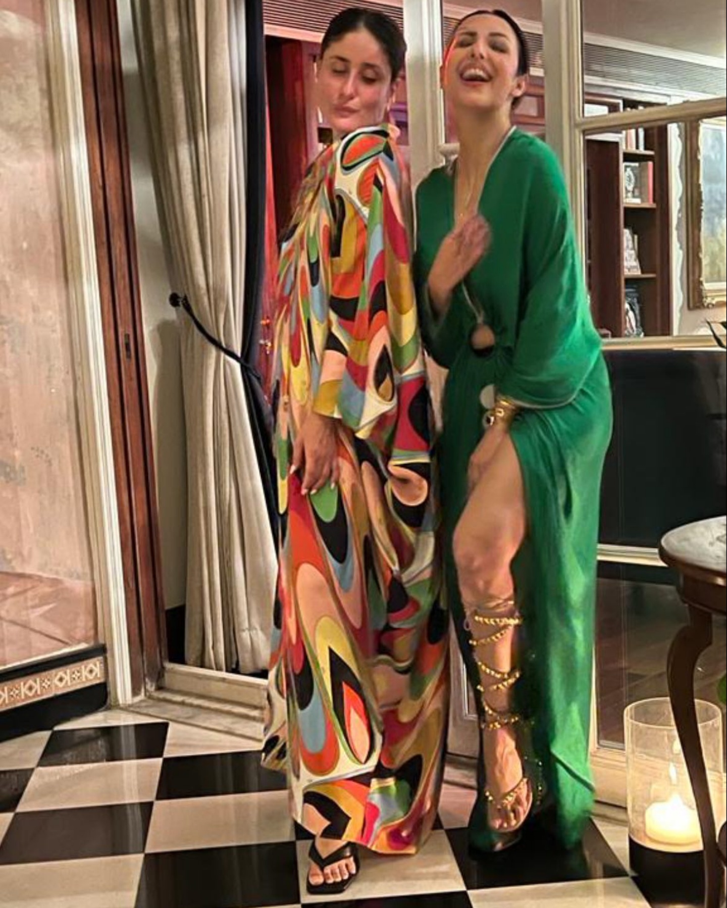 Kareena Kapoor with Malaika Arora