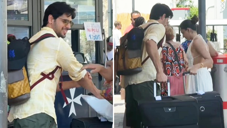 Kiara Advani and Sidharth Malhotra spotted enjoying in Italy