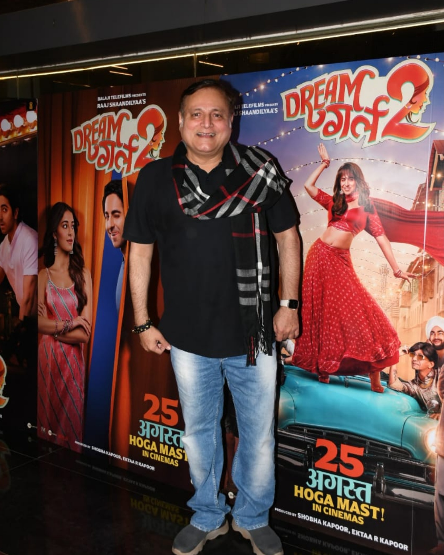 Manoj Joshi at Dream Girl 2 screening