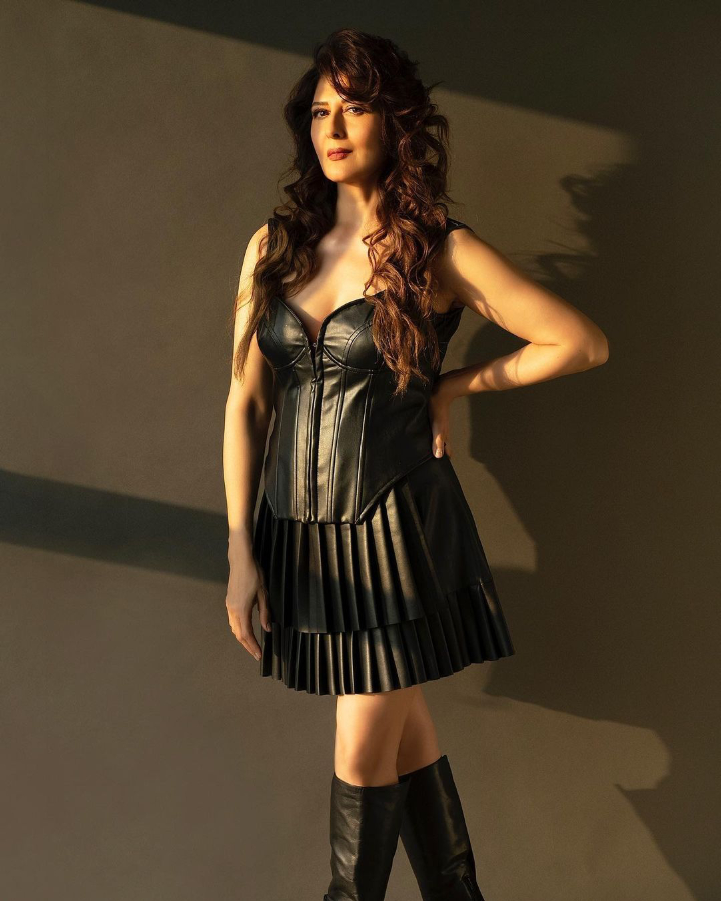 Sangeeta Bijlani looks hot in black