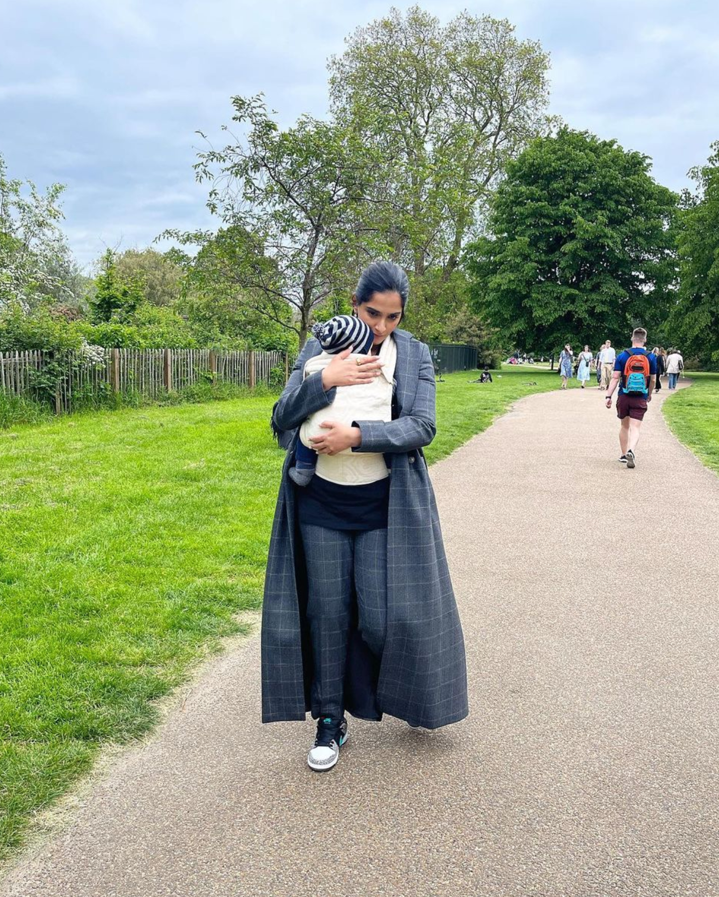 Enjoying a walk together