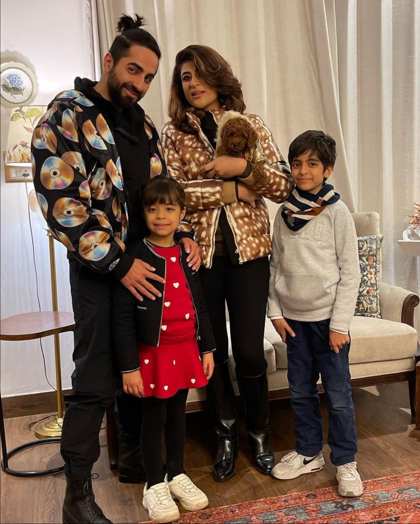 Virajveer and Varushka with Ayushmann Khurrana and Tahira Kashyap