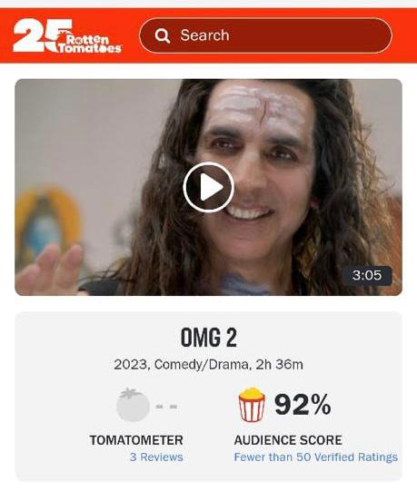 OMG 2 garners 92% rating on Rotten Tomatoes