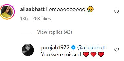 Alia Bhatt feels FOMO as she could not attend Mahesh Bhatt's birthday bash