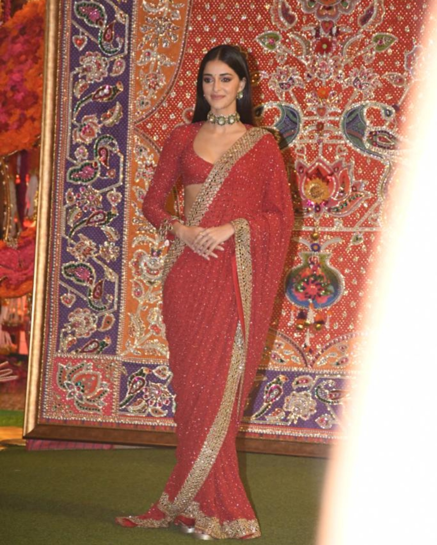 Ananya Panday at the Ambanis for Ganesh Chaturthi celebrations
