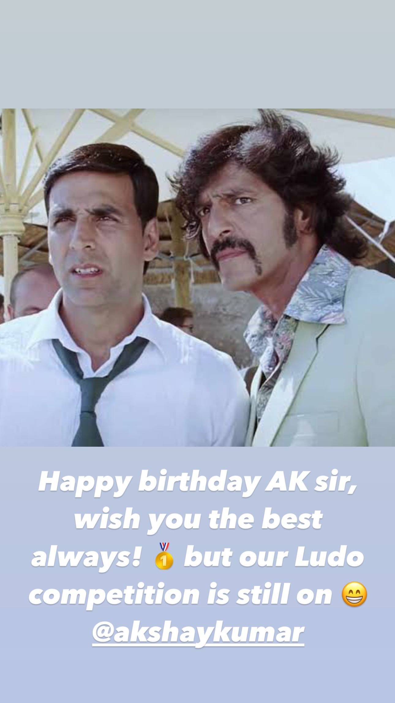 Ananya Panday wishes Akshay Kumar