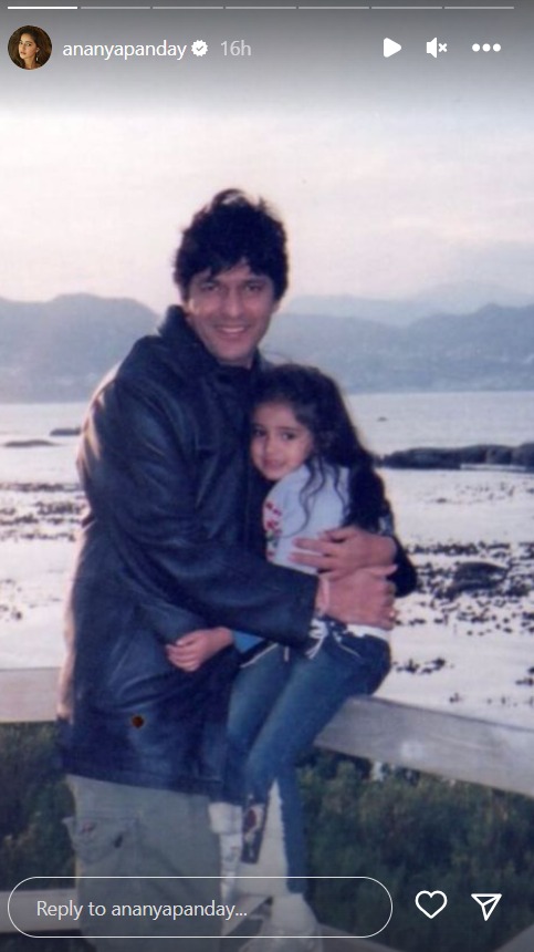 Ananya wishes dad Chunky on his birthday