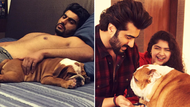 arjun kapoor, anshula kapoor, arjun kapoor pet dog,