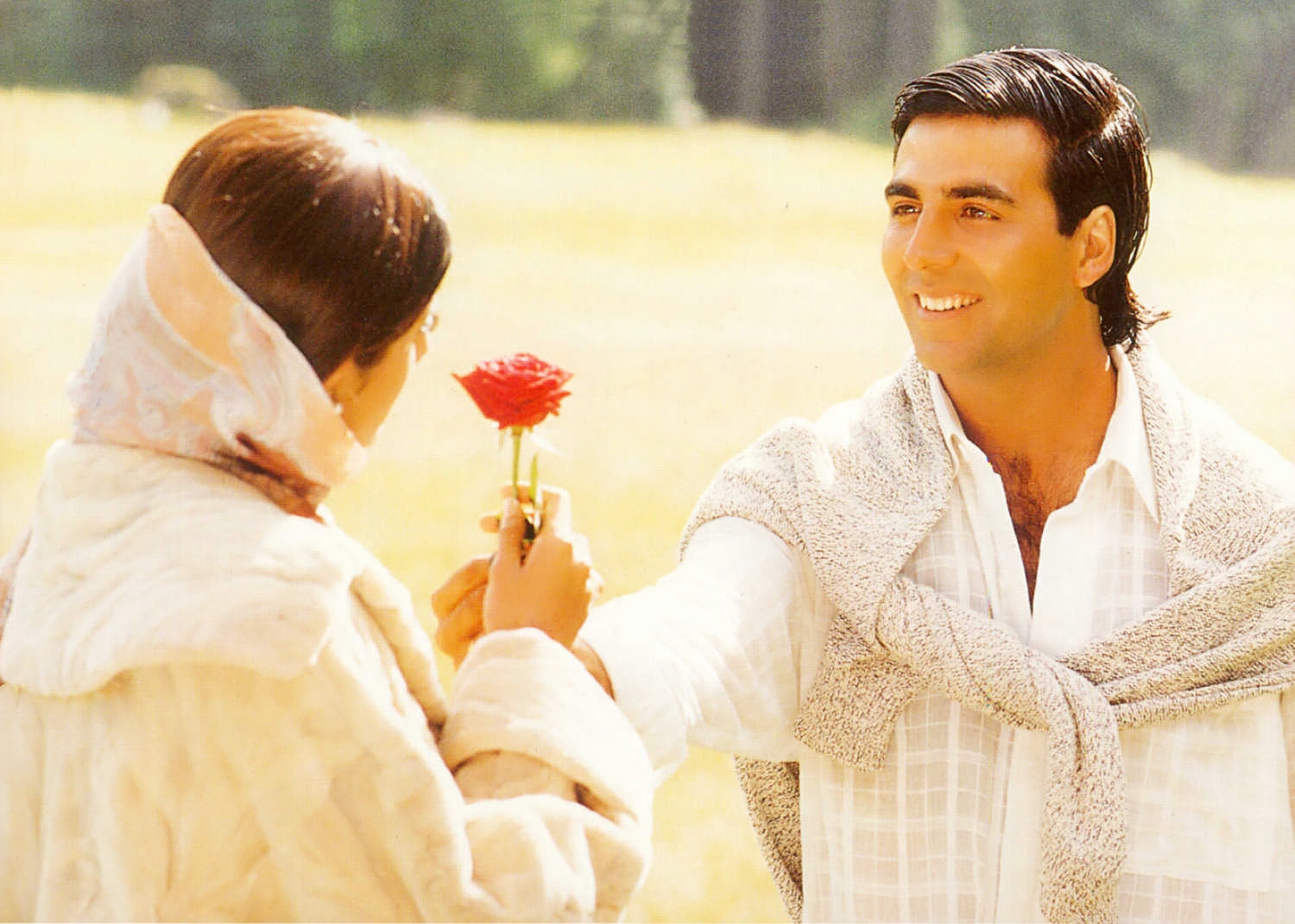 Akshay Kumar and Shilpa Shetty's scene from the movie Dhadkan