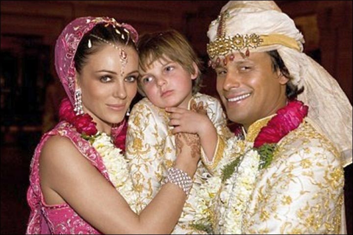 Elizabeth Hurley and Arun Nayar