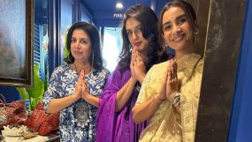 farah khan, patralekhaa, huma qureshi, ganesh chaturthi