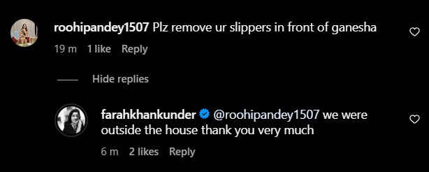 Farah Khan slams a troll