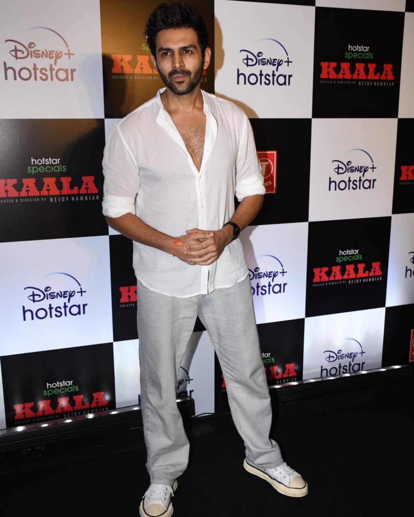 Kartik Aaryan at Kaala special screening