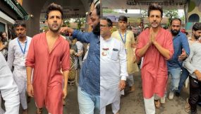 kartik aaryan, ganesh chaturthi, lalbaugcha raja,