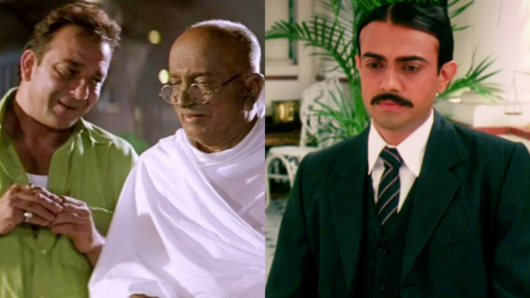 lage rahe munna bhai, the making of mahatma