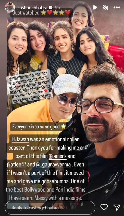 Mukesh Chhabra reacts to Jawan