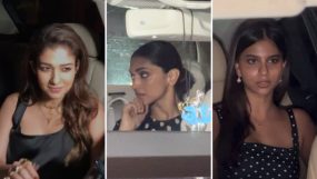 jawan screening, nayanthara, deepika padukone